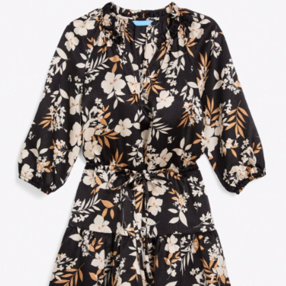 Suzy Dress in Midnight Magnolia - Size XS